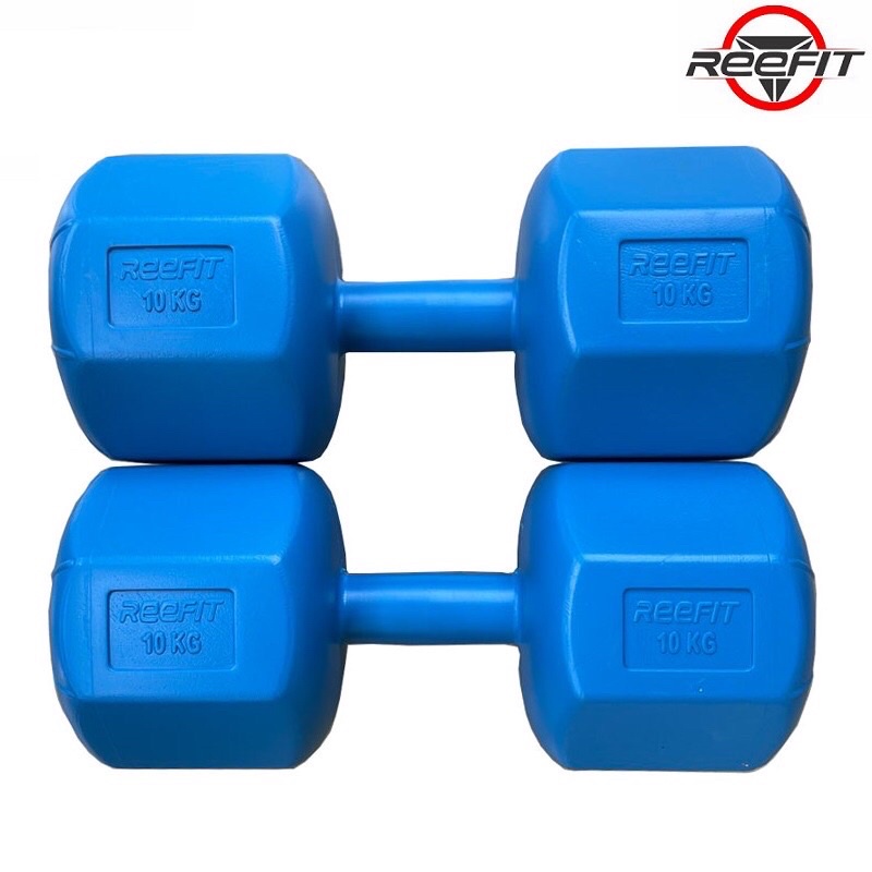 Trọn bộ 2 vỏ tạ tay nhựa 10kg