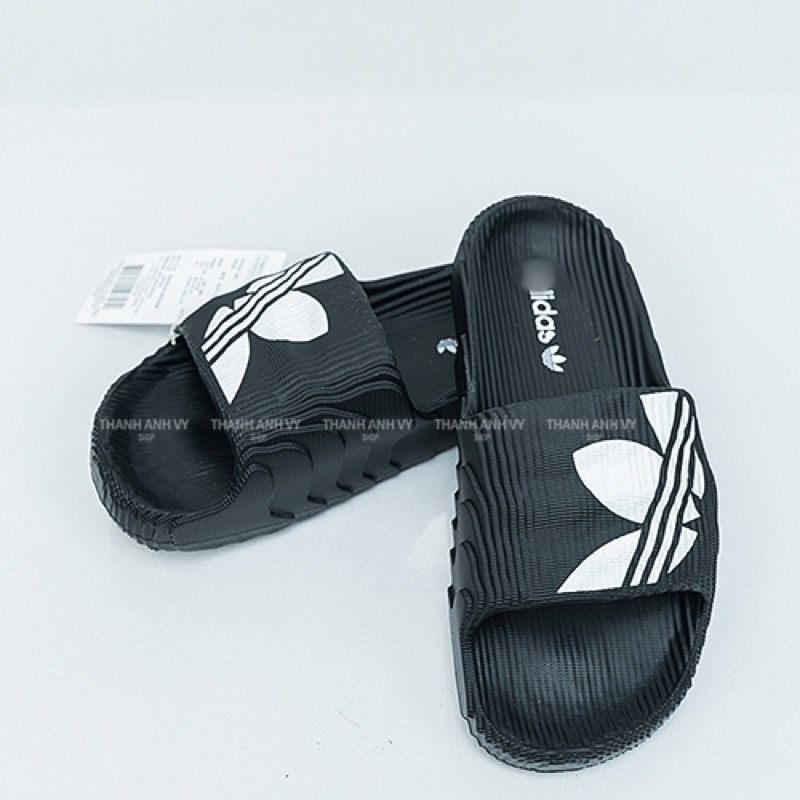 Dép AdidasS đúc nguyên khối siêu nhẹ, dép unisex quai ngang đẹp dáng thể thao chống nước full box