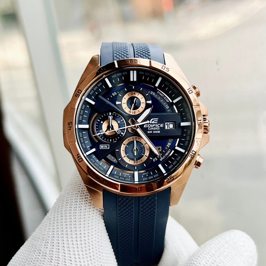 Đồng hồ Casio Nam Edifice EFR-556PC-2AVUDF - Đồng Hồ Nam - Pin / Quartz - Kính Khoáng - Size Mặt 45mm Chính Hãng
