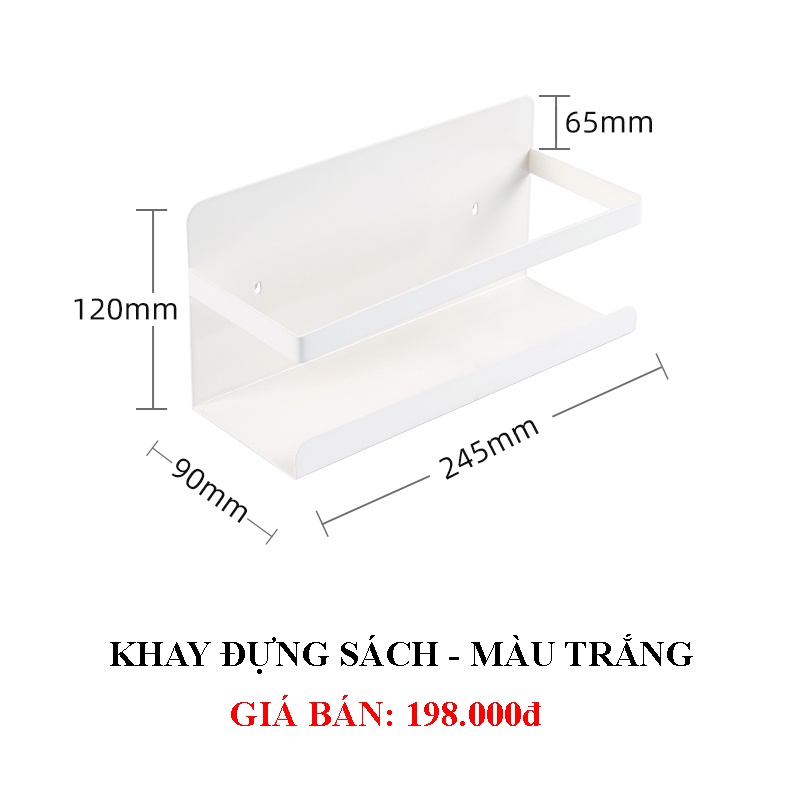 Khay đựng sách, đồ dùng văn phòng, đồ dùng gia đình Dola Home kim loại sơn tĩnh điện cao cấp - Phụ kiện bảng Pegboard