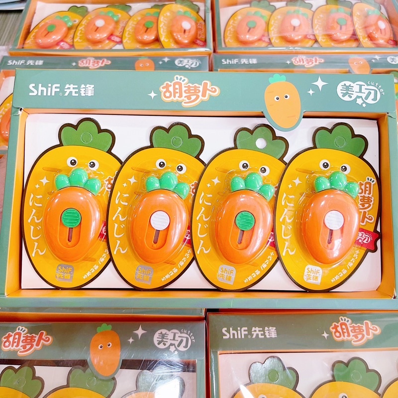 Dao Rọc Giấy Mẫu Cà Rốt/Đám Mây/Bánh Quy Đính Charm Siêu Cute