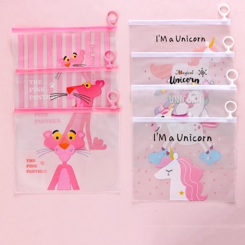 Túi zip a5 đựng bút và đồ dùng nhiều mẫu