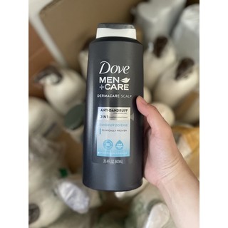[USA] Dầu gội xả ngừa gàu cho nam DOVE MEN CARE DEMACARE SCALP 603ml