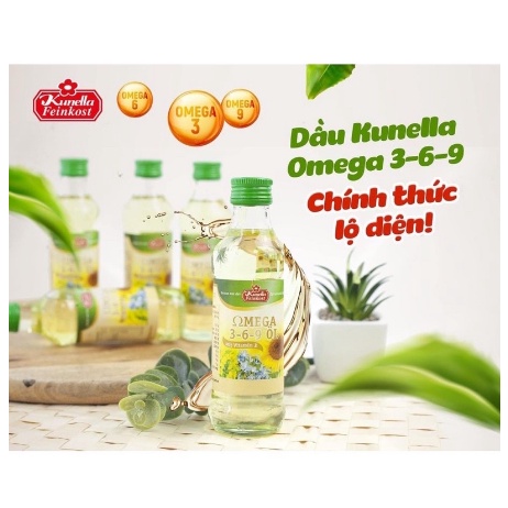 (SALE) Dầu Omega 3-6-9 Kunella Cho Bé Ăn Dặm 100ml