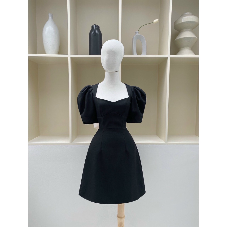 ĐẦM XINH TIỂU THƯ CUT OUT LƯNG PHỐI NƠ LƯỚI DỰ TIỆC ĐI DẠO