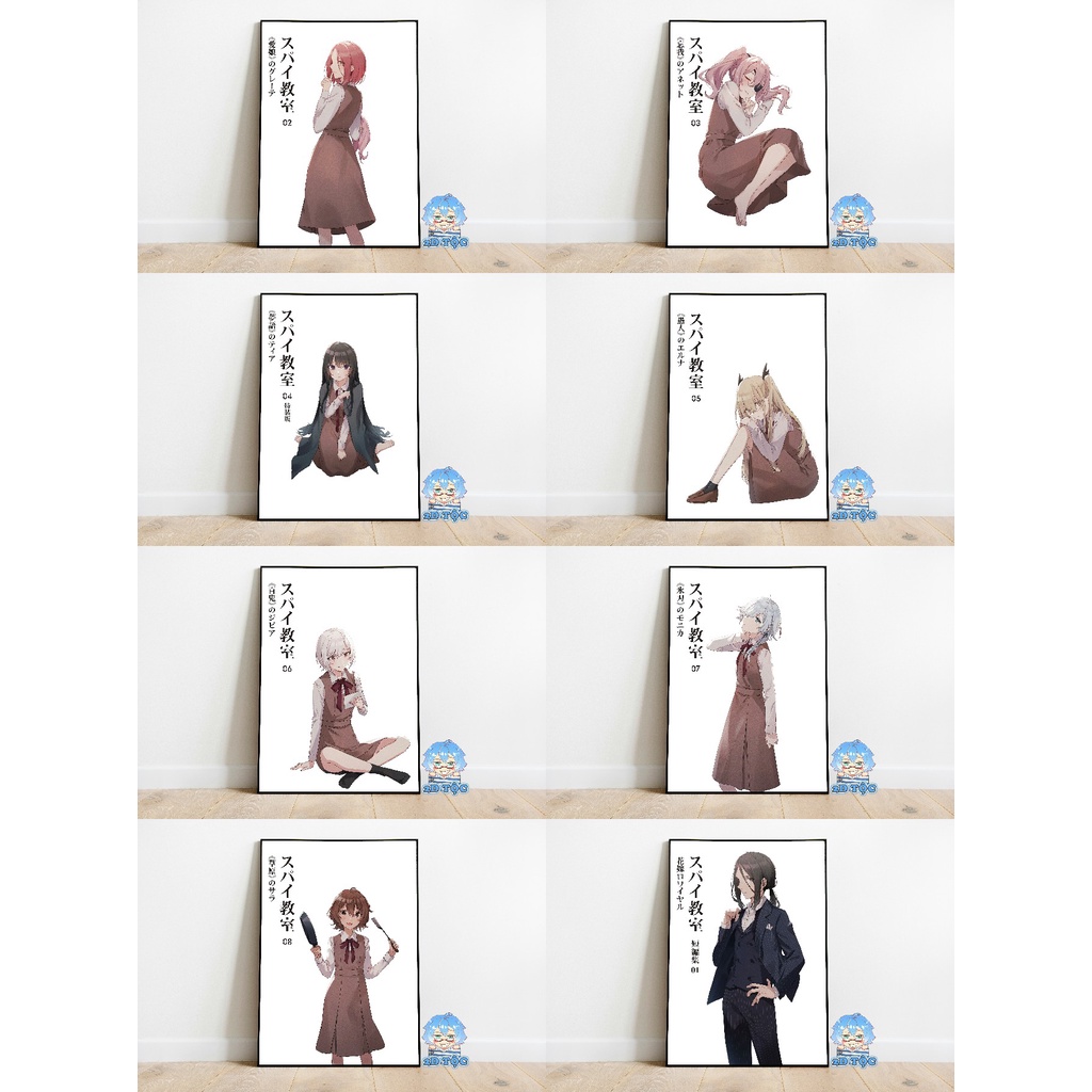 TRANH POSTER A3 Anime Manga Light Novel Spy Room Lớp học điệp viên (3) CHẤT LIỆU GIẤY CAO CẤP - 2D Tộc Shop