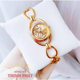 Đồng hồ nữ thụy sỹ sunrise 9014aa viền hạt kính sapphire chống nước