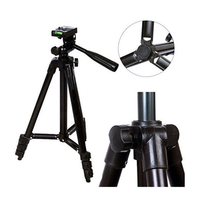 Bộ 3 Món Gậy 3 chân Tripod TF 3120 mẫu mới 2018 + Remote + Kẹp Điện Thoại