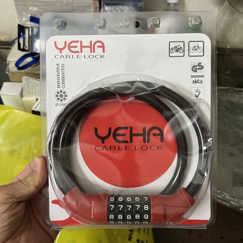 Khóa dây xe đạp 5 số YEHA S3112 - MSOFT