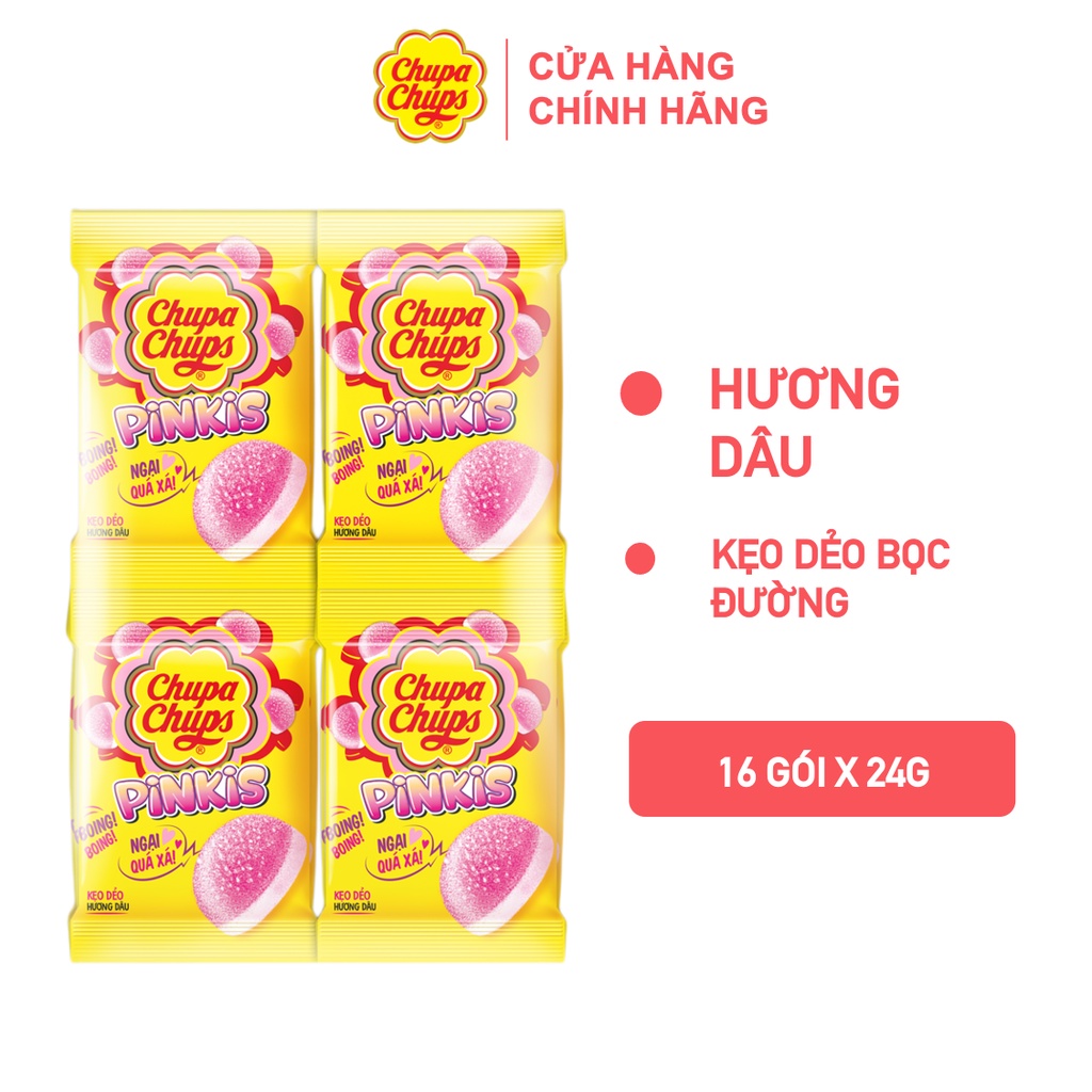 Kẹo dẻo Chupa Chups (16 gói nhỏ 24g)