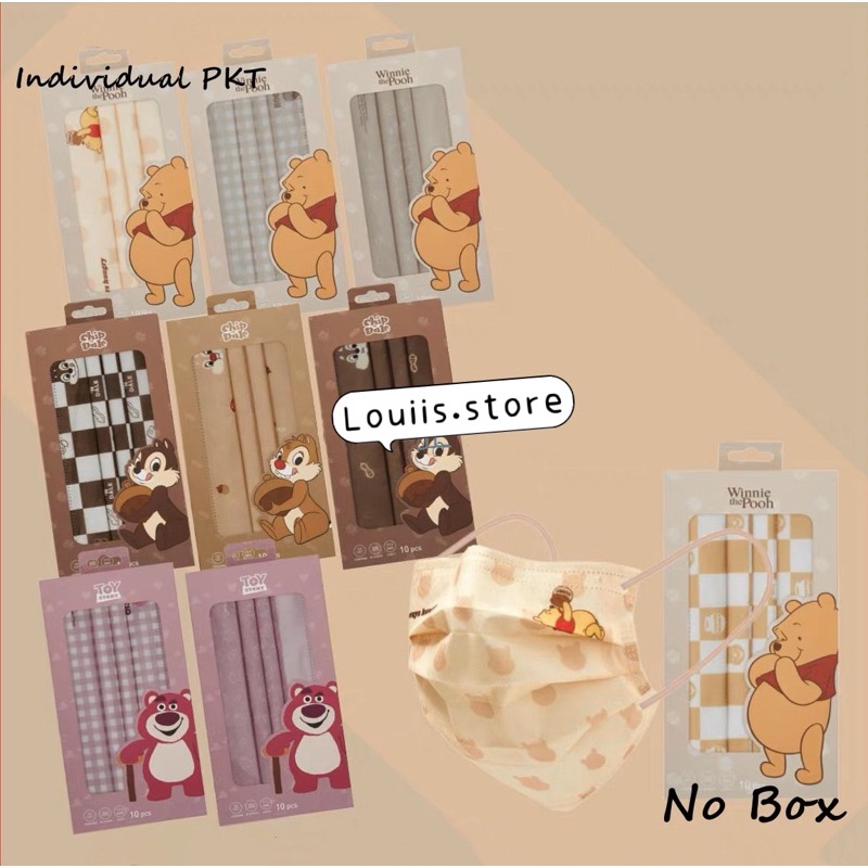 Khẩu trang in hình dễ thương người lớn Louiis.store