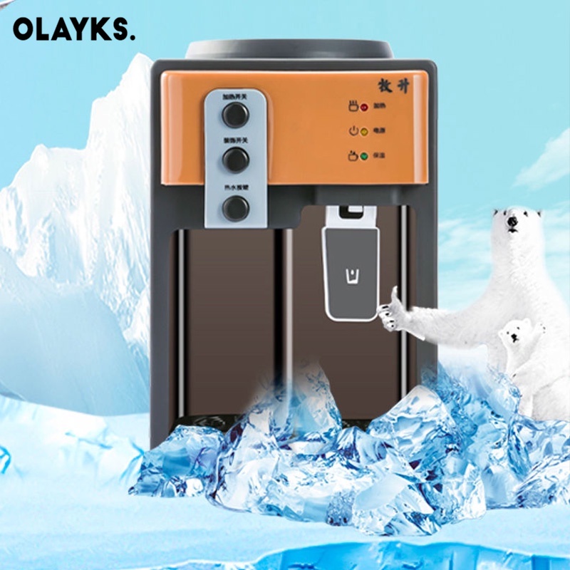 OLAYKS Máy lọc nước gia đình để bàn nóng lạnh tiết kiệm năng lượng ký túc xá sinh viên máy lọc nước mini nhỏ