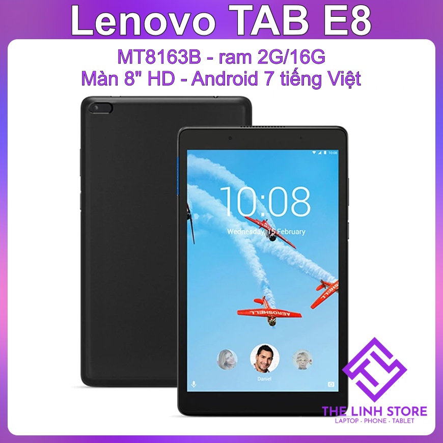 Máy tính bảng Lenovo TAB E8 TB-8304F1 màn 8 inch - Android 7 tiếng Việt | BigBuy360 - bigbuy360.vn