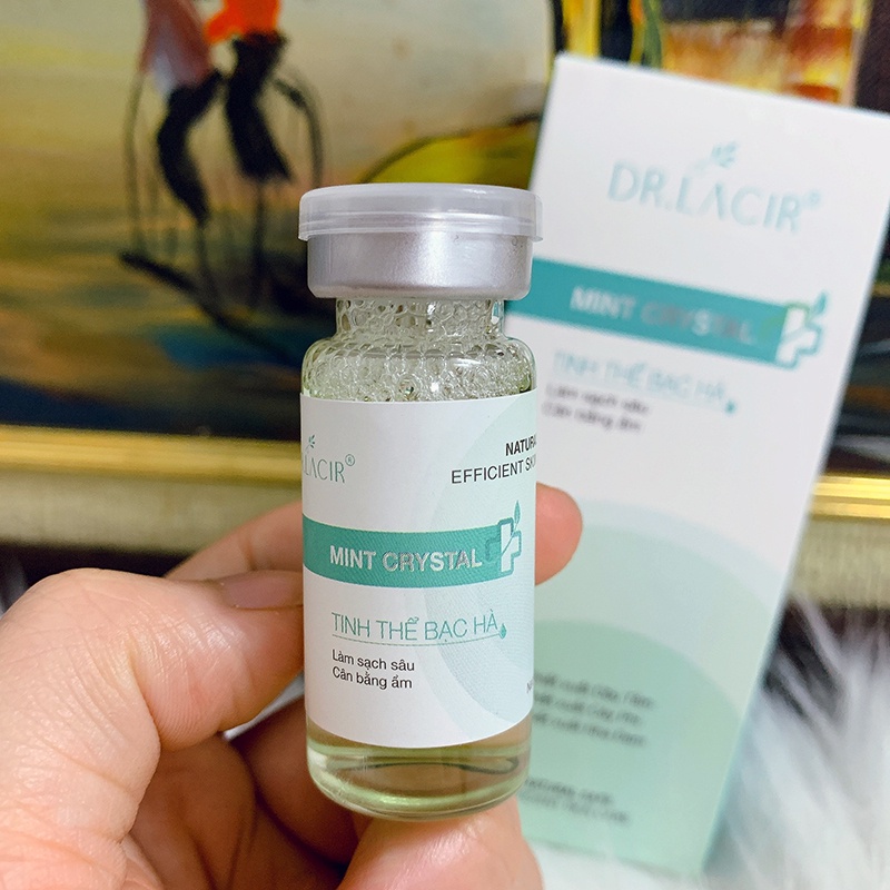 Tinh thể bạc hà Mint Crytal giúp làm sạch sâu, cân bằng ẩm thương hiệu Dr.lacir dung tích 10ml