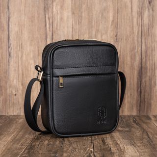 Túi đeo chéo nam da MÀU ĐẬM da loại 1 cao cấp dẻo mịn