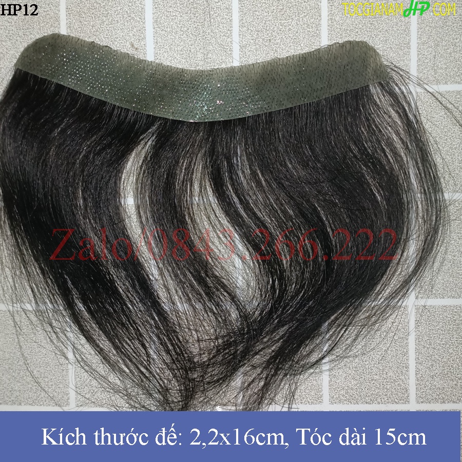 Tóc giả mái chữ M siêu da che trán cao