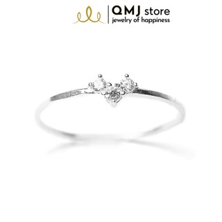 Nhẫn bạc QMJ tình yêu bạc 925 cao cấp-Q428