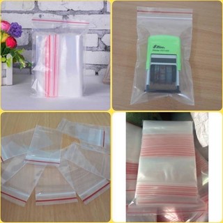 [100 gram] Túi zip chỉ đỏ đủ size