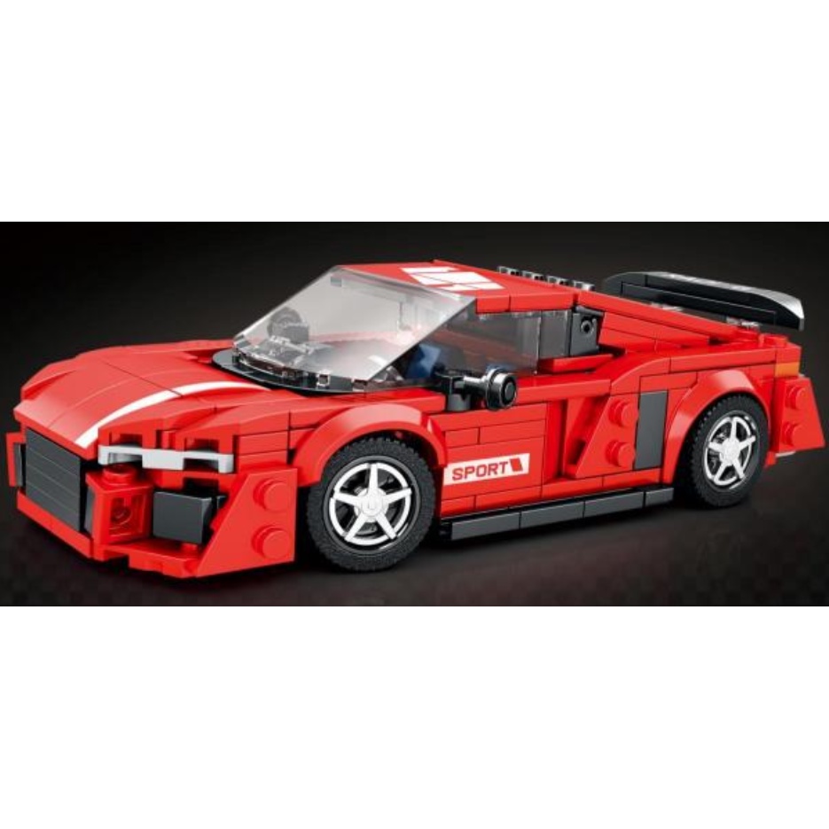 MÔ HÌNH LEGO SIÊU XE MÀU ĐỎ VỚI 413 CHI TIẾT - CHẤT LIỆU NHỰA ABS AN TOÀN - MÀU SẮC ĐẸP, CHẤT LƯỢNG