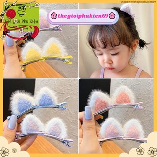 Sét 2 kẹp tóc tai thỏ bằng lông dễ thương dành cho nữ 🌸𝒕𝒉𝒆𝒈𝒊𝒐𝒊𝒑𝒉𝒖𝒌𝒊𝒆𝒏𝟔𝟗🌸