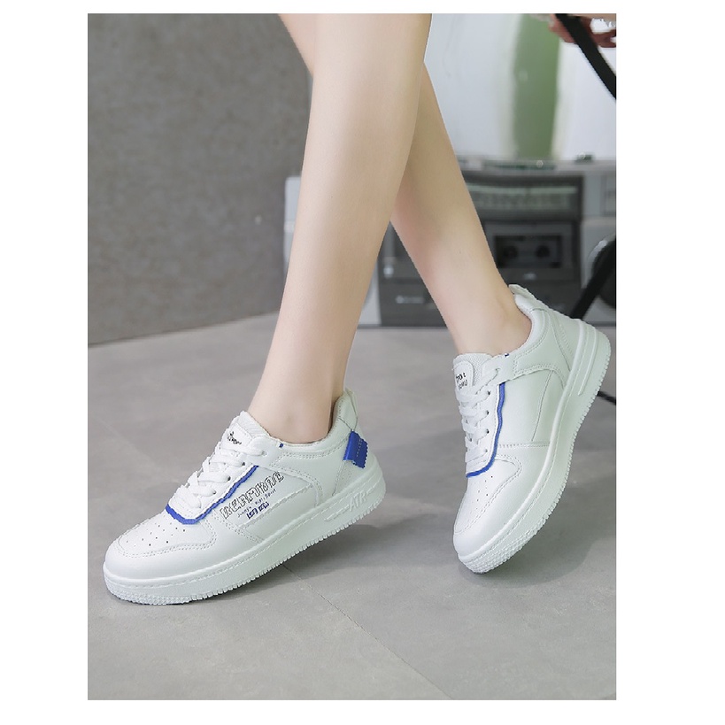 Giày thê thao nữ đế bằng mẫu mới 2023, giày sneaker nữ BM026