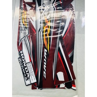 Tem Wave RSX 110 - 2010 Đỏ Đen 3L