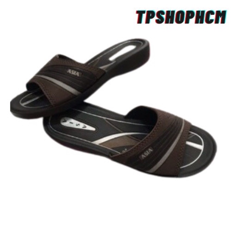 Dép đúc nhựa Asia Nữ siêu bền màu nâu , màu đỏ