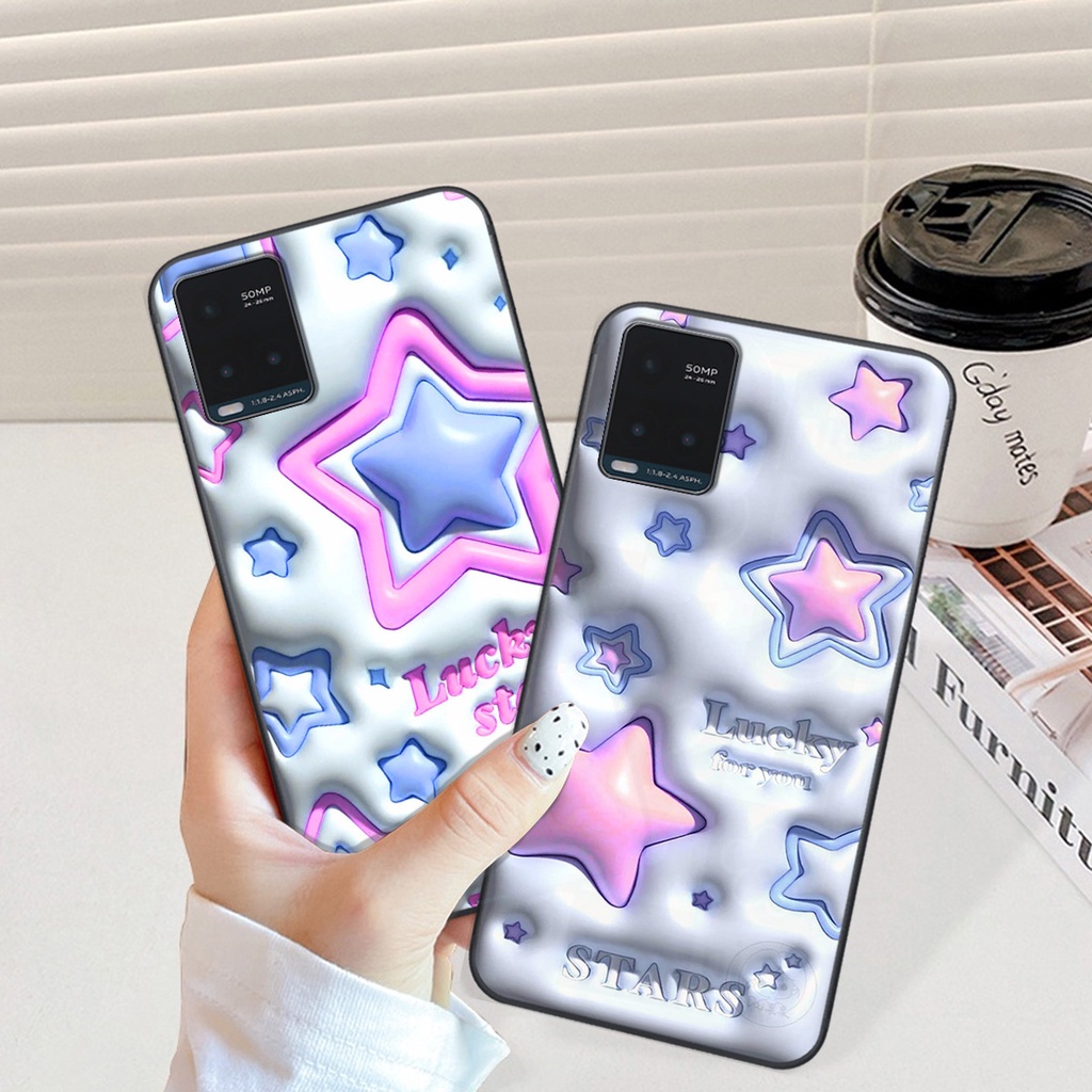 Ốp Vivo Y21 / Y21s / Y33s / T1x in phẳng hiệu ứng 3D giả nổi siêu thật, cực xinh, cá tính