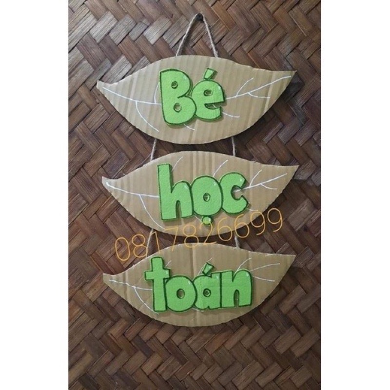 BẢNG TÊN GÓC MẦM NON