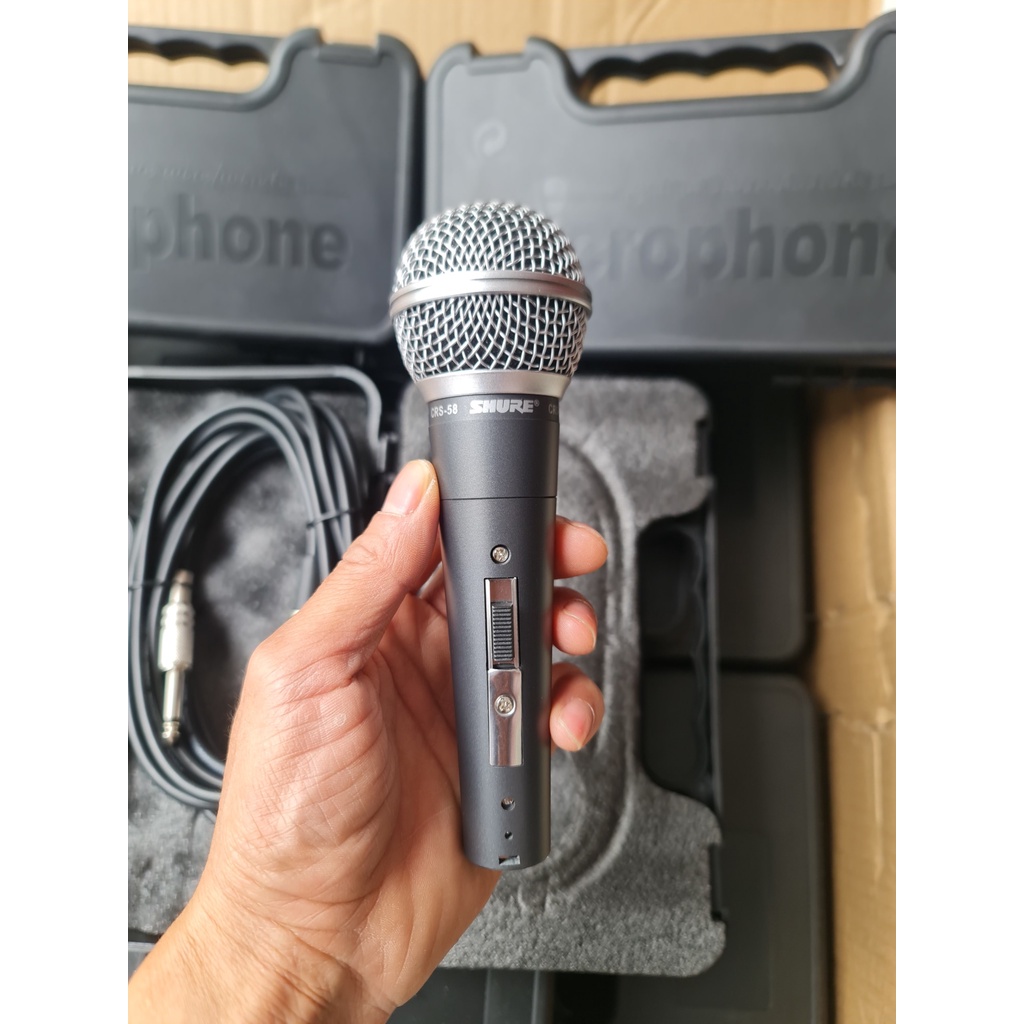 Mic Dây Có Hộp Shure CRS -58 Cho tiếng hay giá cực rẻ
