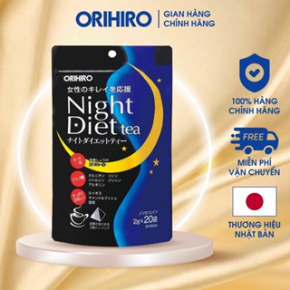 Trà giảm cân Night Diet Tea Orihiro 20 gói túi và 24 gói túi