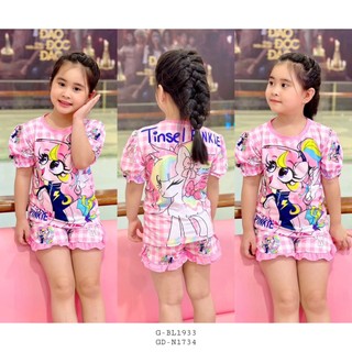 Bộ đùi thun lạnh bèo bé gái