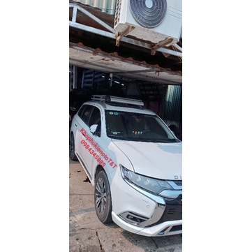 Baga mui xe ô tô SantaFe, Pajero Sport, Outlander ⚡ CHẤT LƯỢNG CAO ⚡ Giá nóc xe hơi mẫu GN-02