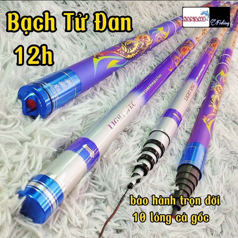 Cần Câu Đơn cao cấp 12H Bạch Tử Đan, phân bổ lực 19i CT24 - Sanami
