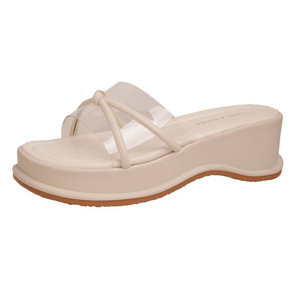 Giày sandal nu dép bánh mì đế cao Sandal Đế Xuồng Thiết Kế Mới Thời Trang Mùa Hè 2023 Dành Cho Nữ