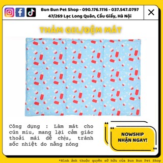 Đệm gel/thảm làm mát mùa hè cho chó mèo