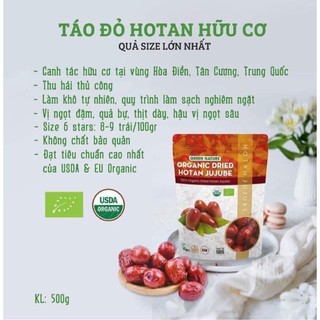 TÁO ĐỎ HỮU CƠ HOTAN 500gr