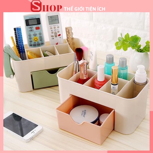 Khay mỹ phẩm nhựa nhiều ngăn 88174 THẾ GIỚI TIỆN ÍCH 88