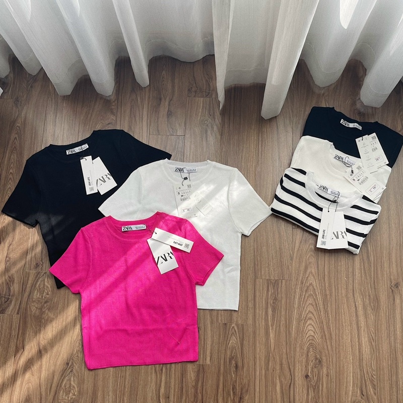 Áo thun len Zara cho nữ vnxk