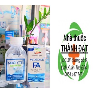 viên muối tinh sinh lý tự pha MEDSTAND FA / muối y tế ÍCH NHÂN