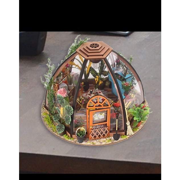 Mô hình nhà gỗ diy doll house nhà gỗ tự lắp ráp