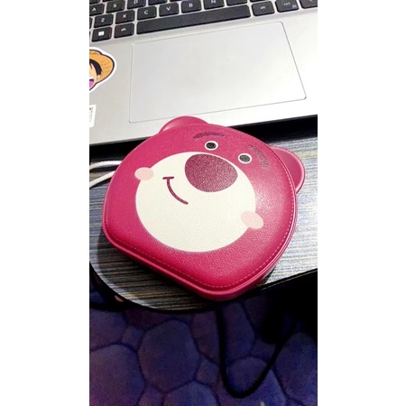 Sạc Dự Phòng Gấu Dâu Lotso Strawberry Toy Story 20000mah