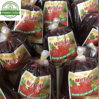 1kg mứt dâu tây đặc sản đà lạt - phương thảo túi 500g