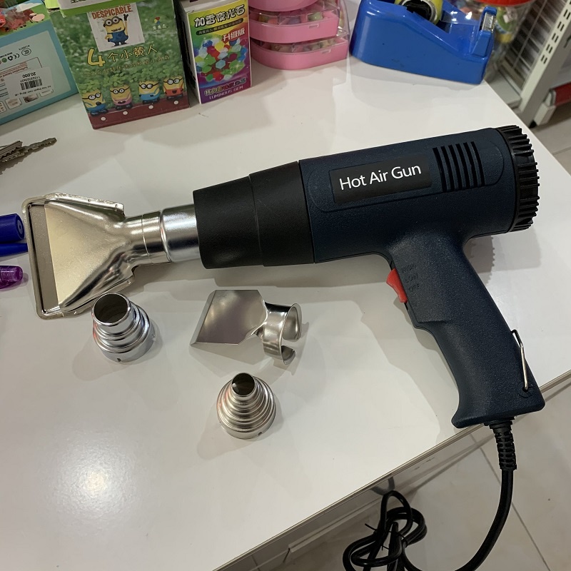 Máy khò nhiệt, thổi hơi nóng đa năng dán decal công suất lớn 2000W