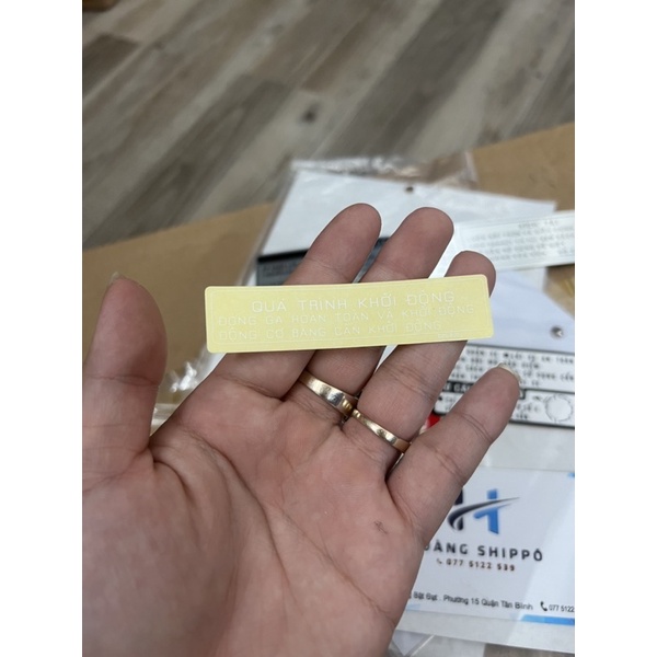 Bộ 4 miếng tem thông số supper dream