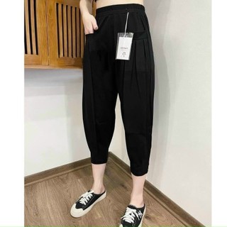 Quần bom chín tấc,bagy cạp chun, chất umi hàn co giãn mềm mịn-LNS-Mã 67