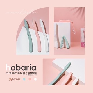 Dao cạo mày Habaria set 3 chiếc dao cạo lông mày sắc bén tiện lợi dòng cao cấp