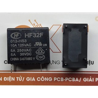 HongFa Relay 12V 5A (4 chân) HF32F-012-HS3