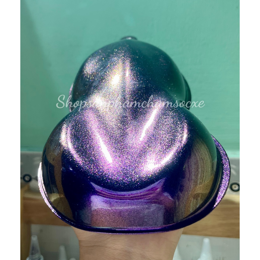 Camay 4D Vàng-Cam-Tím-Hồng phủ nền đen - Sơn ô tô xe máy