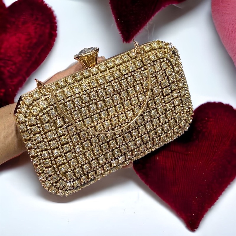 Bóp Đầm Đeo Vai Kết Hạt Thủ Công Hàng Cao Cấp Có Quai{ Nhận giao hoả tốc trong ngày khu vực tphcm}